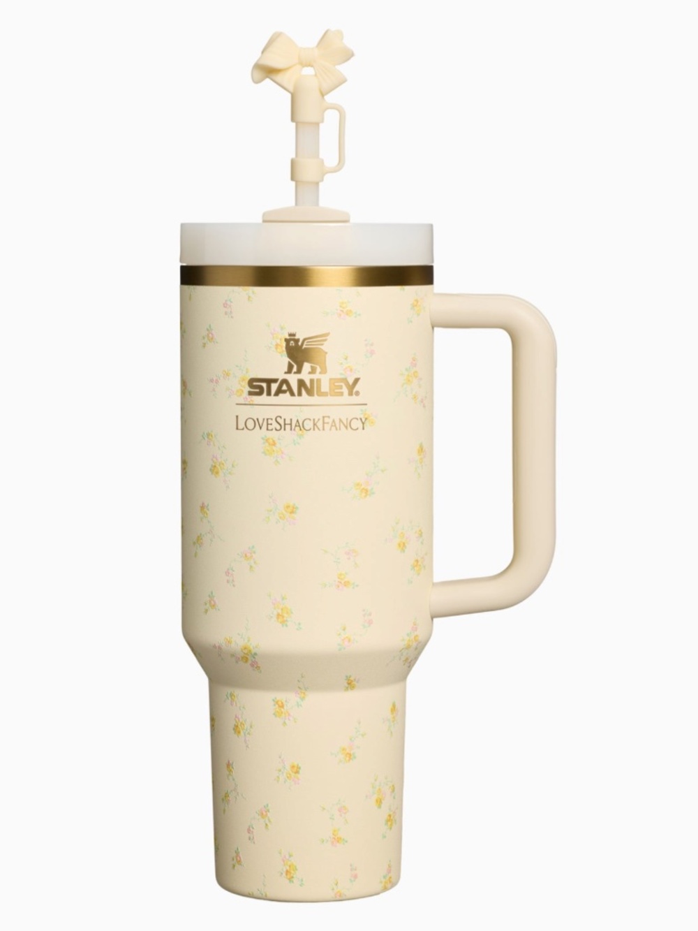 Stanley x LoveShackFancy 40oz Tumbler In Lemon Haze (NWT)